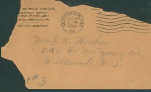 June 23 1944 official postcard front